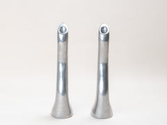 1960s Sculptural Stainless Steel Candlestick