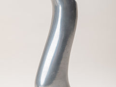 1960s Sculptural Stainless Steel Candlestick