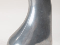1960s Sculptural Stainless Steel Candlestick