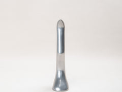 1960s Sculptural Stainless Steel Candlestick