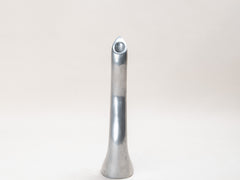1960s Sculptural Stainless Steel Candlestick