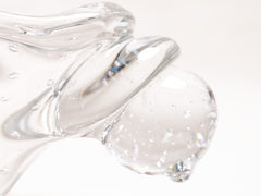 1930s Schneider Bubble Glass Vase