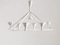 Contemporary Plaster Chandelier - Olympe