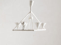 Contemporary Plaster Chandelier - Olympe