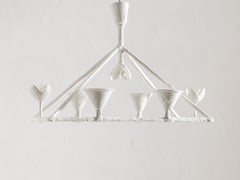 Contemporary Plaster Chandelier - Olympe