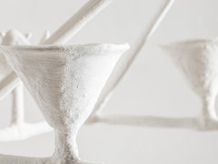 Contemporary Plaster Chandelier - Olympe