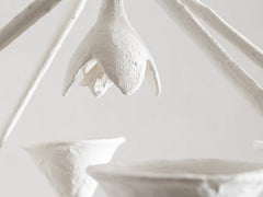 Contemporary Plaster Chandelier - Olympe