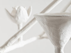Contemporary Plaster Chandelier - Olympe