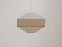 Ming Pendant Cube in Raw Silk