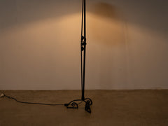 1930s French Wrought Iron Floor Lamp