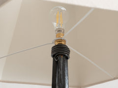 1930s French Wrought Iron Floor Lamp