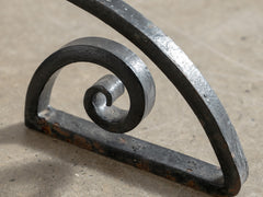 1930s French Wrought Iron Floor Lamp