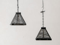 Spanish Brutalist Cage Pendant Light