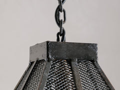 Spanish Brutalist Cage Pendant Light