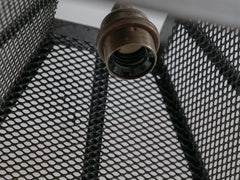 Spanish Brutalist Cage Pendant Light