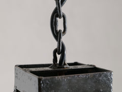 Spanish Brutalist Cage Pendant Light