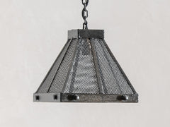 Spanish Brutalist Cage Pendant Light