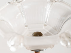 1930s French Six-Arm Chandelier