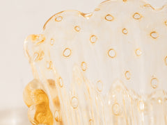 Vintage Art Deco Murano Glass Fluted Sconce