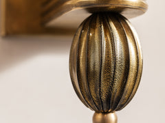 Vintage Art Deco Murano Glass Fluted Sconce