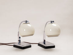 1920s Art Deco Chrome Table Lamp