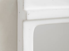 White Rosie Square Mirror