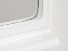 White Rosie Square Mirror