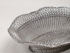 Vintage Woven Wire Basket