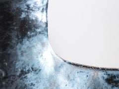 Biomorphic Ceramic Mirror by Dovkola - Black