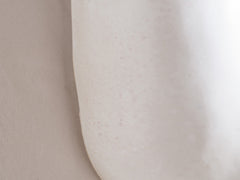 Biomorphic Ceramic Mirror by Dovkola - White