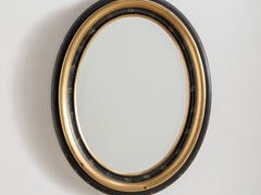 Antique Oval Bevelled Mirror