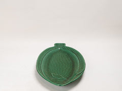 Green Glazed Ceramic Fish Platter