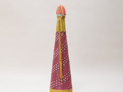1970s African Woven Bottle
