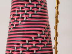 1970s African Woven Bottle