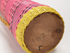 1970s African Woven Bottle