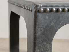 French Industrial Riveted Coffee Table