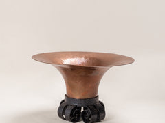 1930s Art Deco Sculptural Copper Bowl