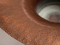 1930s Art Deco Sculptural Copper Bowl