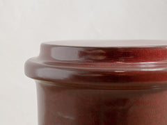 Pawn Side Table - Dark Red