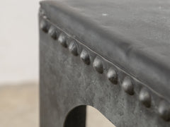 French Industrial Riveted Coffee Table