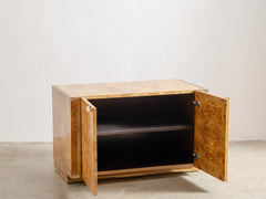 1970s Roche Bobois Burl Sideboard by Jean-Claude Mahey