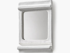White Rosie Square Mirror