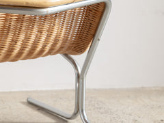 1970s Gebroeders Jonkers Rattan Lounge Chair