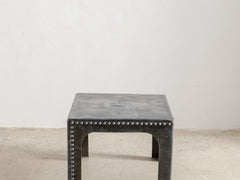French Industrial Riveted Coffee Table
