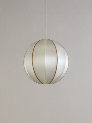 Round Pendant - Offwhite / Amber