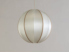 Round Pendant - Offwhite / Amber