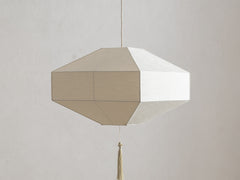 Ming Pendant Cube in Raw Silk