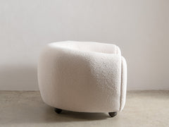 1980s French Upholstered Club Chair
