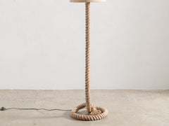 1970s Sculptural Rope Floor Lamp