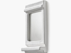 White Rosie Square Mirror